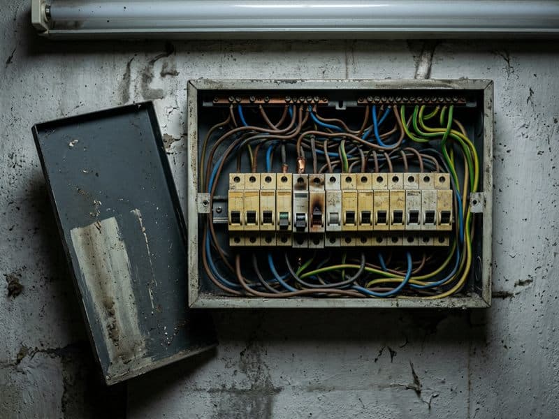 Avería en el cuadro eléctrico de un local en A Coruña