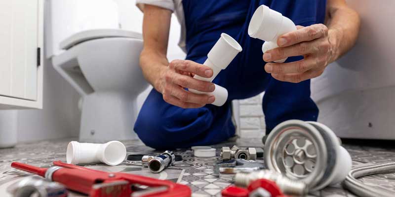 Reparación urgente de una fuga de agua en A Coruña