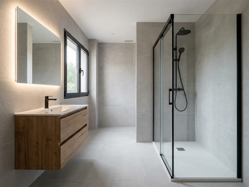 Baño reformado en una vivienda de A Coruña